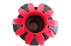 China Double Flange Flexible Jaw Coupling Spider For Heavy Machinery supplier