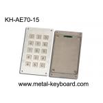 Metal Panel Mount  Keyboard with Anti - Vandalism , waterproof mechanical keyboard for sale