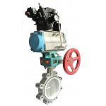 Manual Actuation Pneumatic Lugge Butterfly Valve for Two way Flow in Heavy Duty Applications for sale