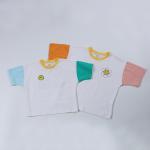 100% Cotton Custom Tee Shirts Kids Classic Crew Neck Private Logo Print for sale