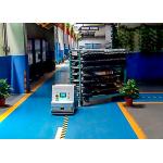 Towing Type AGV Auto Guided Vehicle For Rack Movement RF / Wifi Communication for sale