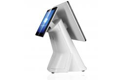 China Android Win7 Pos Terminal Cashier Machine Dual Screen Touch supplier