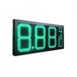 OUTDOOR GREEN LED SIGNS PRICES WITH 12 INCH DIGITS FOR DOUBLE SIDES for sale