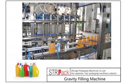 China Touch Screen Control Automatic Liquid Filling Machine , Time Gravity Liquid Filling Equipment supplier