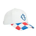 ACE 3d Embroidery Logo Custom Golf Caps / White Cotton Baseball Cap for sale
