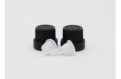 China 18mm Neck Tamper Evident Bottle Caps With Dropper Insert supplier
