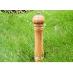 Modern Rubber Wood And Ceramic Grinder With Condiment Wooden Salt Pepper Mill for sale