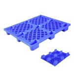 Serrated Deck Disposable Plastic Pallet 1200X800 HDPE 9 Feet Nestable for sale