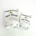 Digital Printing Chia Seeds Tea Packaging Bag Food Grade Resealable Tea  Pouch With Clear Window for sale