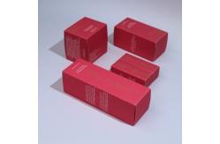 China Custom Folding Carton Makeup Box Packaging For lotion bottle With Textured Surface supplier