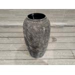 Modern Style Frost Resistant Fiber Clay Planter Round Shape and Character for sale