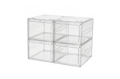 China Magnetic Plastic Acrylic Sneaker Display Case Stackable Transparent supplier