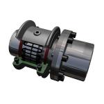 Snake Type Flexible Spline Shaft Coupling Good buffering Customized  JSD Single flange grid coupling  1025T35-1140T35 for sale
