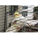 Knotted Stainless Steel Aviary Mesh High Safety Good Fire Prevention Properties for sale