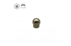 China Lightweight Cologne Bottle Caps , Ball Shape Zamac Perfume Cap supplier