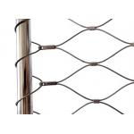 Ferruled Type Stainless Steel Wire Rope Net For Construction Decoration for sale