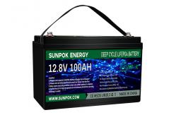 China Lightweight 100A 12 Volt Deep Cycle Lithium Battery For Energy Storage supplier
