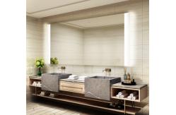 China Illuminated Touch Screen Bathroom Mirror For Makeup Waterproof Easy Cleaning supplier