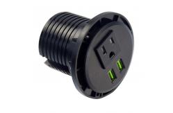 China Office Dual USB Desktop Power Outlet TR Socket AC110 - 240V CE ROHS UL supplier