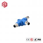 Customizable Male To Male M12 Underground Waterproof Wire Connectors 4 Pin 8 Pin for sale