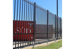 China Wholesale Black Security 2.1m Height wrought iron/Steel Fence supplier