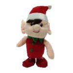 0.2M 7.87 Inch Christmas Plush Toys Elf On The Shelf Stuffed Animal PP Cotton Inside for sale