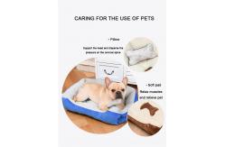 China Breathable Xl Dog Sofa Bed / Weather Resistant Large Rectangle Cat Bed supplier