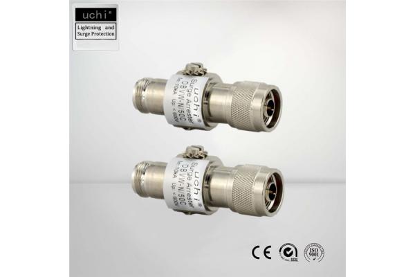 CQC Approved Antenna Lightning Arrestor , PLC Surge Protection 10kA