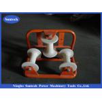 Heavy Duty Galvanized Triple Corner Small Cable Roller 10KN for sale