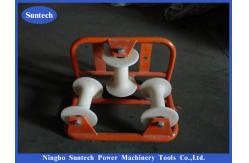 China Heavy Duty Galvanized Triple Corner Small Cable Roller 10KN supplier