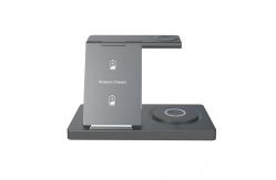 China T258 All In One Wireless Charger Foldable 3in1 15w Folding Wireless Magnetic supplier