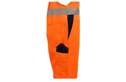 China Man 250GSM CVC Reflective Working Bib Overalls With Adjustable Braces Clasps buckles supplier