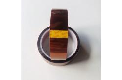 China Single Side Coated Polyimide Film Adhesive Tape Amber Transparent supplier