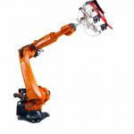 Robot Manipulator Palletizer KUKA KR120 R3100 Industrial Robot Arm With Customized Gripper