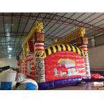 New Inflatable Construction Themed Obstacle Course PVC Outdoor Games
