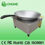 Stainless steel commercial induction wok stove with 220v for sale