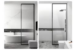 China Fixed Walk In Shower Glass Partition , 8mm Frameless Glass Shower Screens supplier