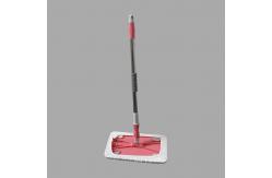 China Replaceable Cleanroom Mops Anti Static Flat Square Flat Microfiber Floor Mop supplier