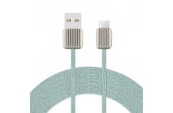 China Type C USB Fast Charging Cable , 2m Nylon Braided Data Transferring Cable supplier