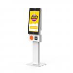 Android Windows 27 Inch Fast Food Ordering Touch Screen Self Service Kiosk Machine for sale