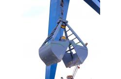 China Sand Handling Bulk Cargo 2 Rope Clamshell Grab Bucket supplier