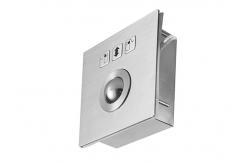 China Waterproof IP65 Stainless Steel Trackball Top Panel Mounting Wired Trackball Mouse supplier