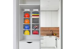 China 4 Shelf Felt Foldable Hanging Closet Organizer For Hat Storage supplier