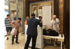 China Dual Energy Parcel X Ray Baggage Scanner Security Airport Luggage Scanner supplier