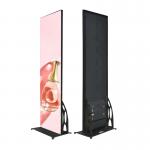 Indoor LED Full Color Poster Screen Rental HD Standing Showcase Mirror Screen for sale