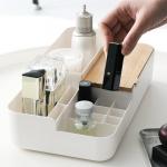 Sustainable Rectangle Makeup Organiser Box Cosmetic Storage Box Organizer for sale