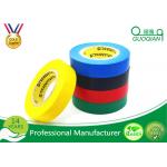 Yellow / Green PVC Electrical Tape Heat Resistant For Cable Harnessing