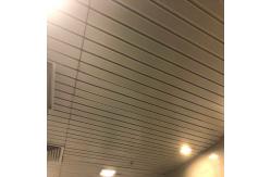 China 0.4mm G Strip Aluminum Metal Ceiling Simple Structure Easy Installation supplier