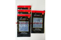 China Resealable Slider Zipper And Window OPP Cigar Tobacco Bag supplier