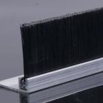 Aluminum Alloy PVC Brush Under Door Brush Seal Bristles 1000mm for sale